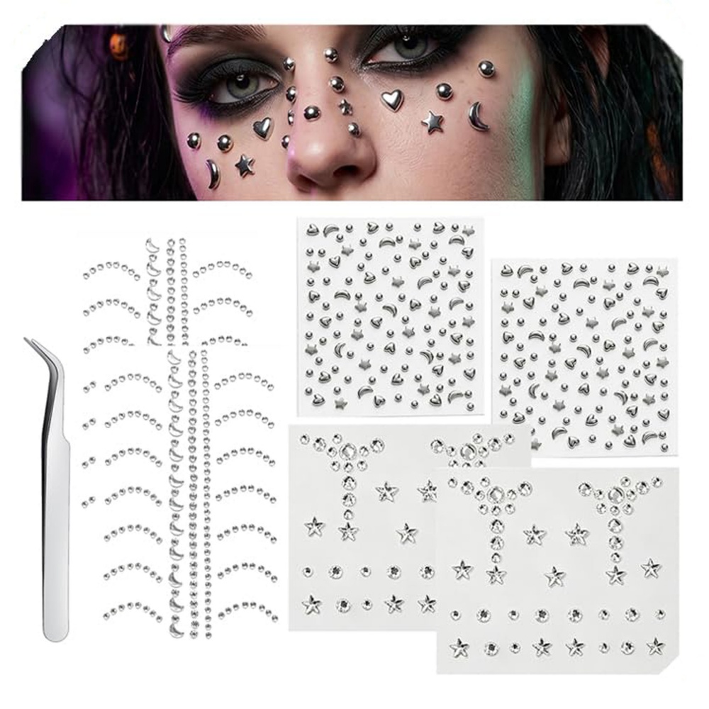 Body Jewelry Nose Studs - ลูกเจาะปลอมติดบนจมูก Stud ปลอมคิ้วริมฝีปาก Medusa Labret Stud