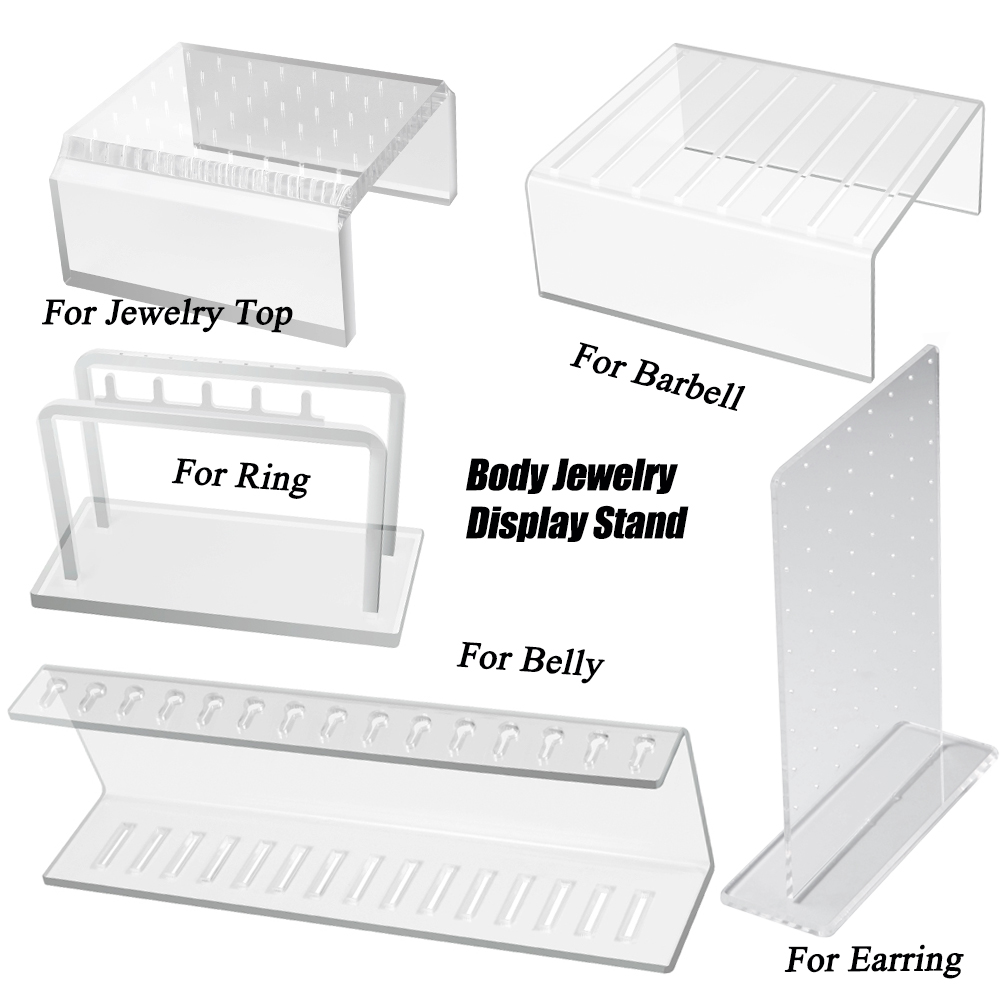 Body Jewelry Organizer - Body Piercing เครื่องประดับผู้ถือจอแสดงผลชั้นวางอะคริลิคผู้ขายกล่องเครื่องประดับชั้นวางของ Multi ตุ้มหูเก็บเครื่องมือ