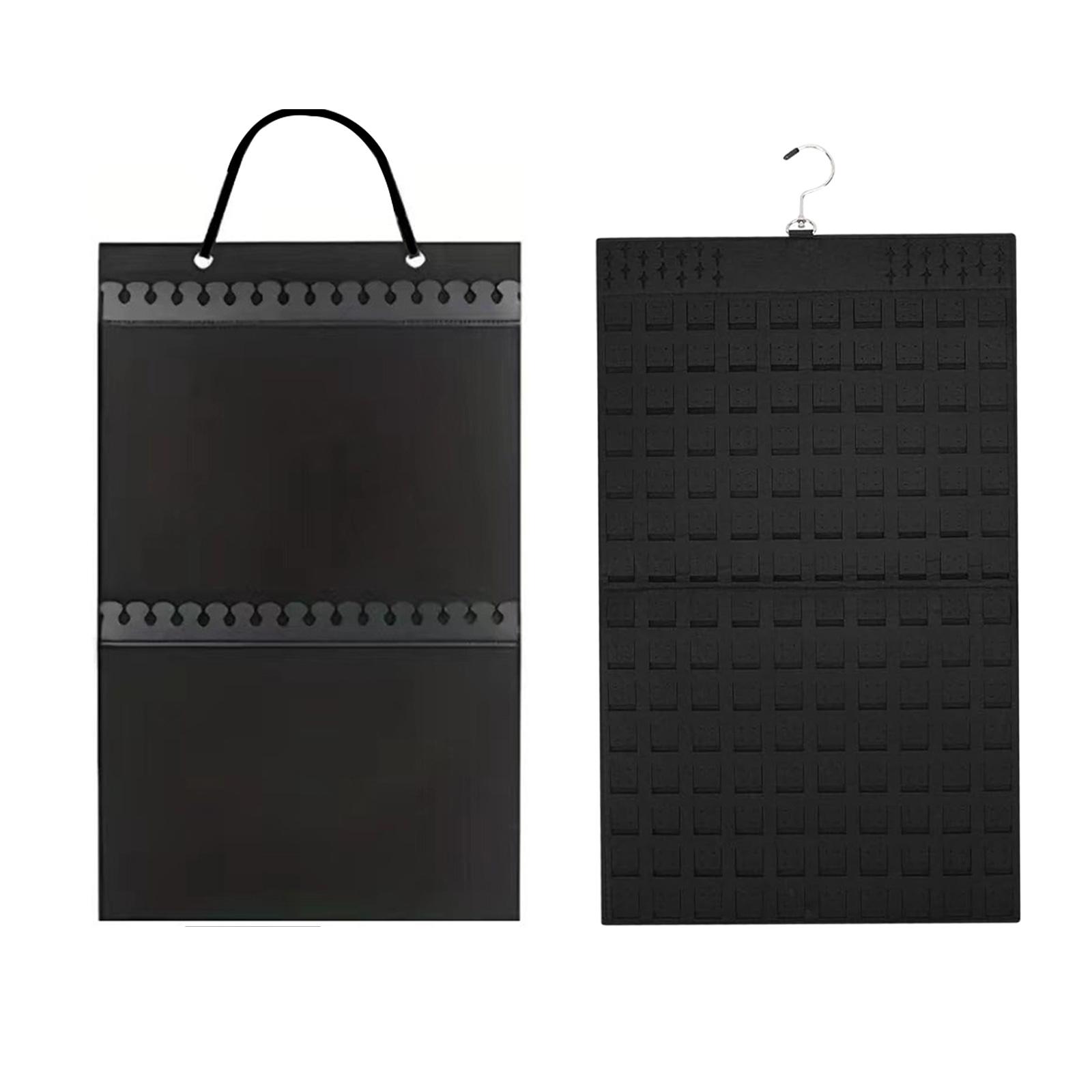 Body Jewelry Organizer - ที่แขวนเครื่องประดับแบบพับได้สองด้าน สำหรับเก็บเครื่องประดับข้อเท้า ติดผนัง ใช้ได้กับตู้เสื้อผ้า ร้านค้า ท่องเที่ยว