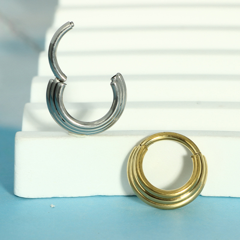 ต่างหูห่วงจมูก โลหะ แหวนจมูกเจ - Body Jewelry And Earrings บทวิจารณ์และราคา