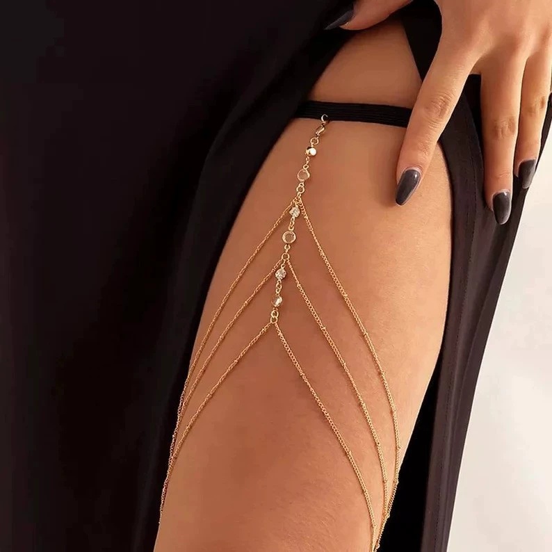 2025 ใหม่ผู้หญิงโบฮีเมียนต้นขา - Body Jewelry Leg Chain บทวิจารณ์และราคา