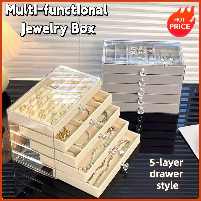 กล่องเก็บเครื่องประดับอะคริลิค - Body Jewelry Organizer บทวิจารณ์และราคา
