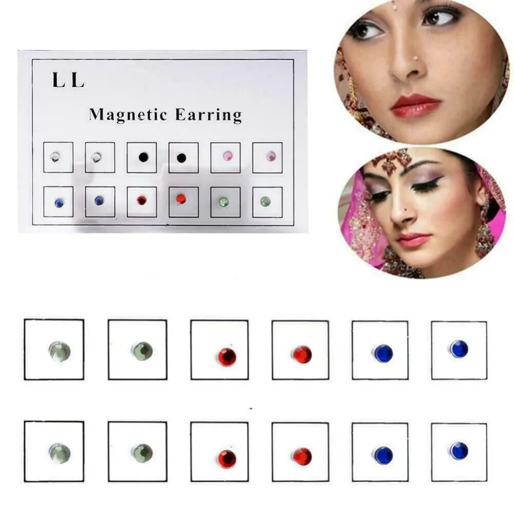 12 ชิ้น/การ์ดปลอม Cheater ไม่เ - Body Jewelry Nose Studs บทวิจารณ์และราคา