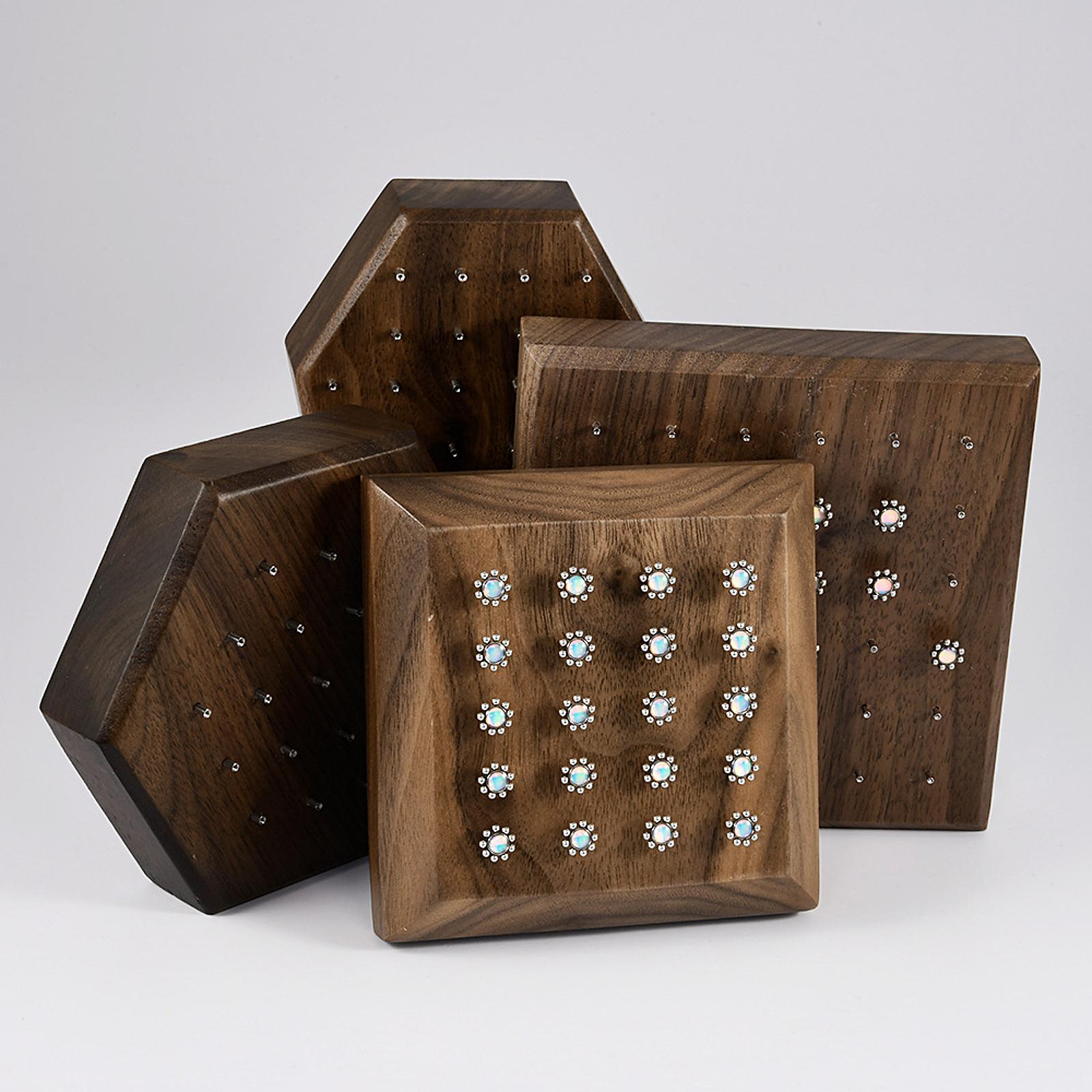 เครื่องประดับเจาะขาตั้งไม้หูSt - Body Jewelry Organizer บทวิจารณ์และราคา