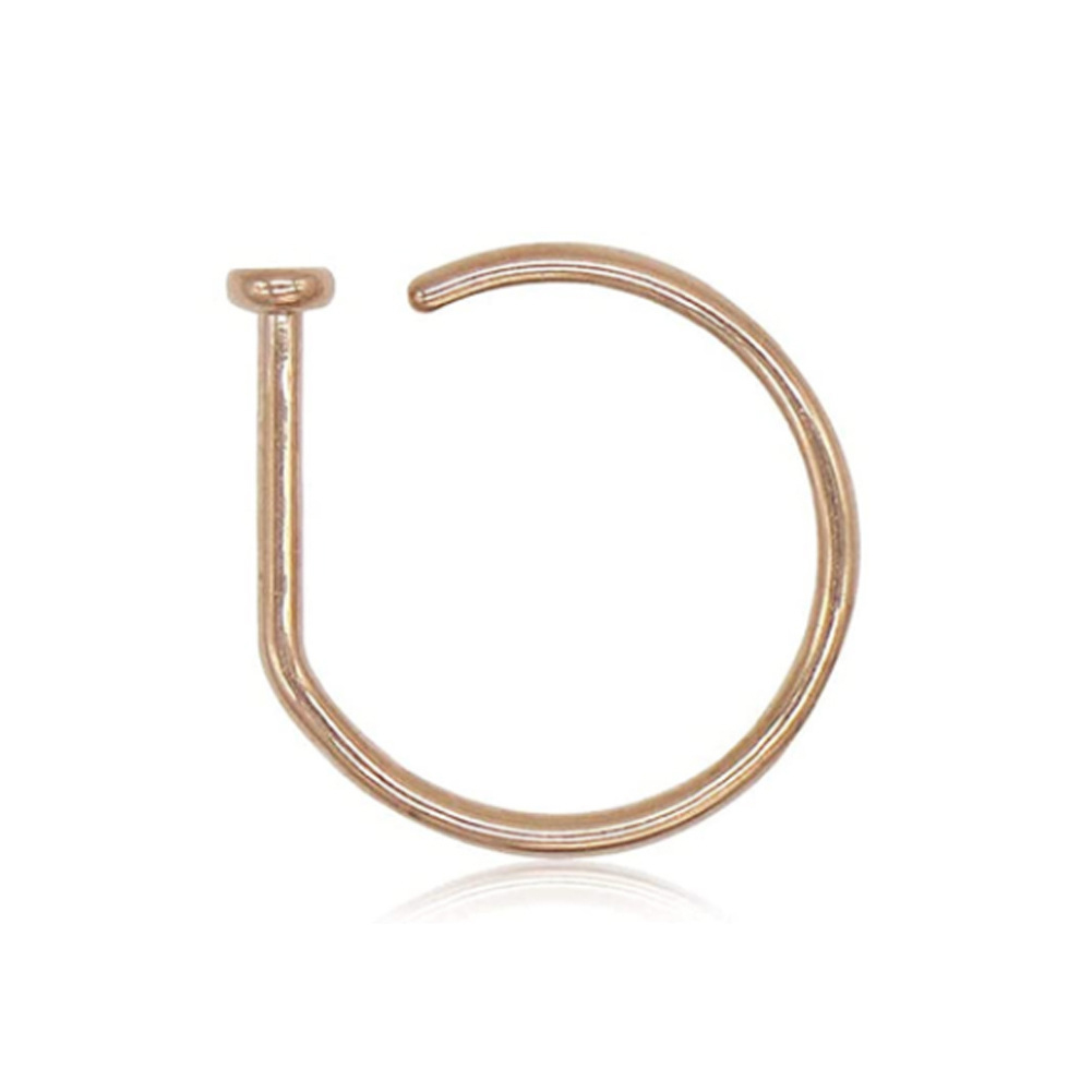 1PC ชายหญิงแหวนจมูกปลอม D รูปร - Body Jewelry Nose Studs บทวิจารณ์และราคา