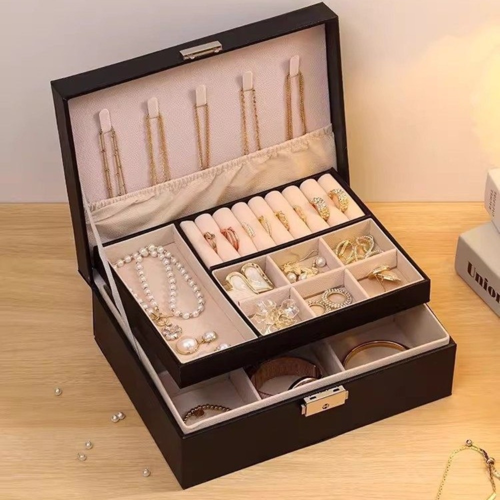 กล่องเก็บเครื่องประดับสองชั้นแ - Body Jewelry Organizer บทวิจารณ์และราคา