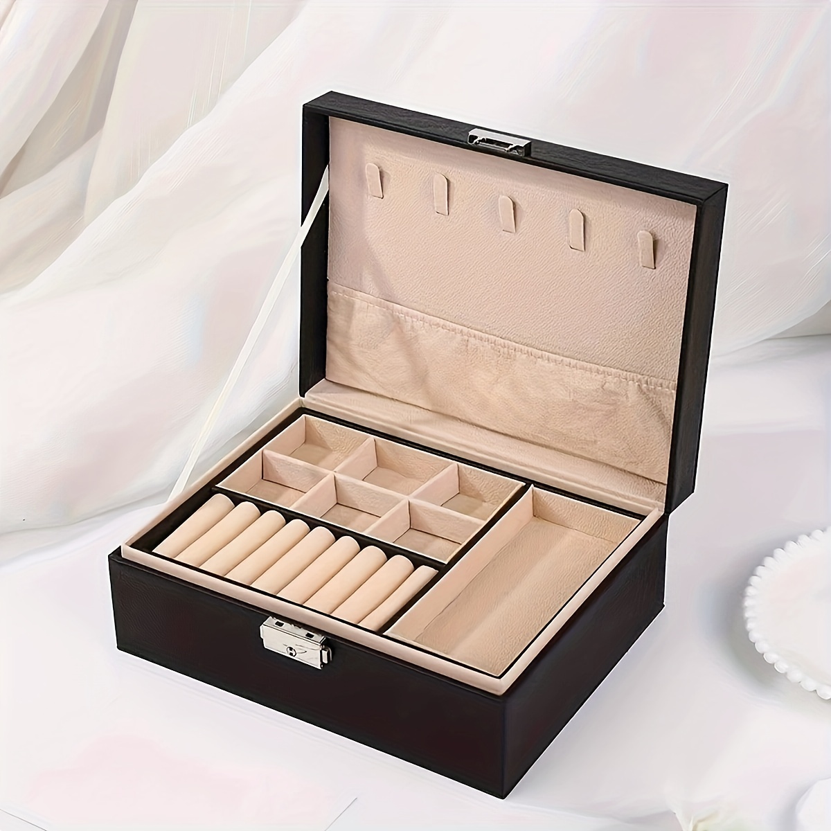 กล่องเก็บเครื่องประดับสองชั้นแ - Body Jewelry Organizer บทวิจารณ์และราคา