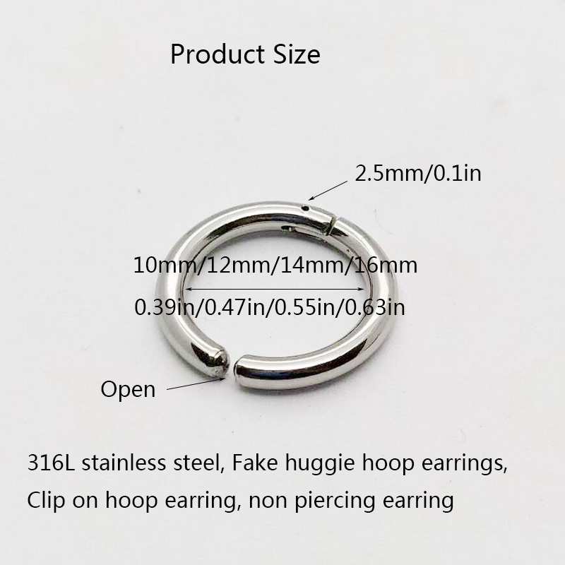 ต่างหูห่วง huggie huggie Hoop  - Body Jewelry And Earrings บทวิจารณ์และราคา