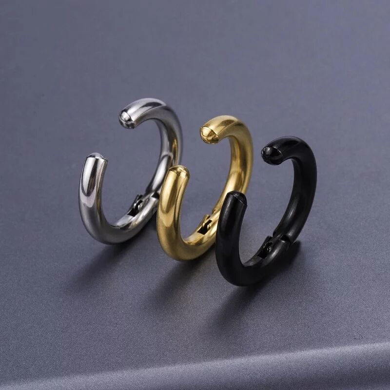 ต่างหูห่วง huggie huggie Hoop  - Body Jewelry And Earrings บทวิจารณ์และราคา