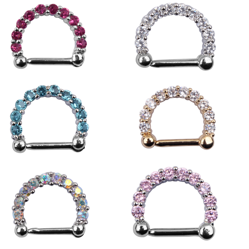 1 ชิ้น ห่วงคลิปหนีบจมูกสำหรับผ - Body Jewelry And Earrings บทวิจารณ์และราคา