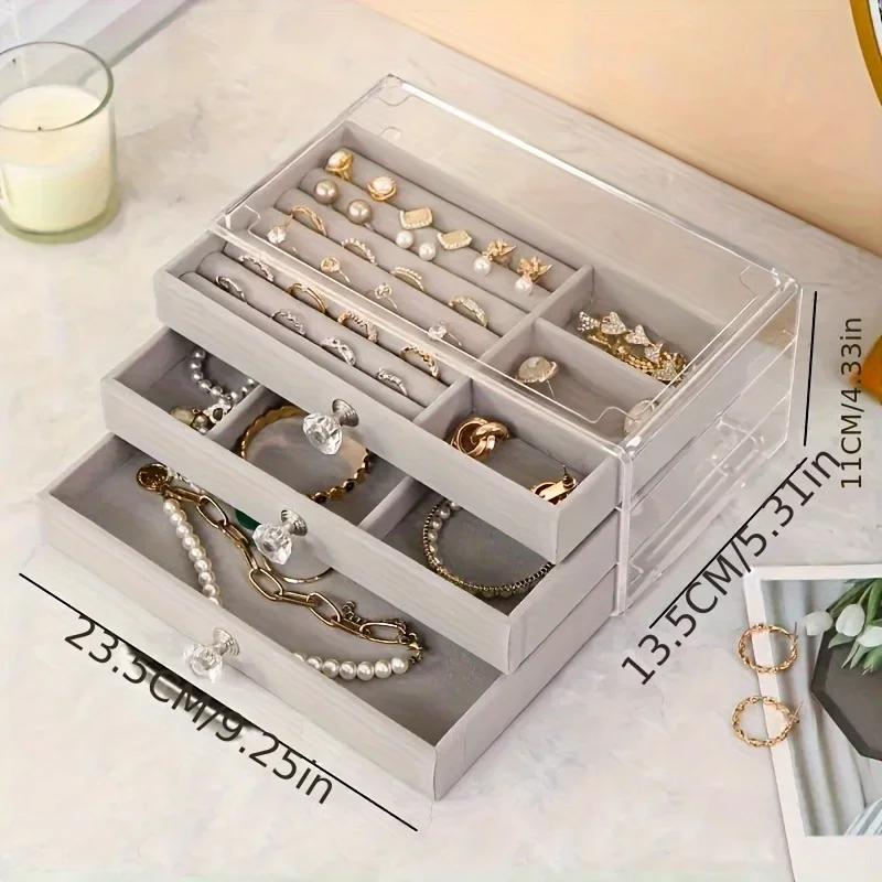 กล่องจัดเก็บเครื่องประดับอะคริ - Body Jewelry Organizer บทวิจารณ์และราคา