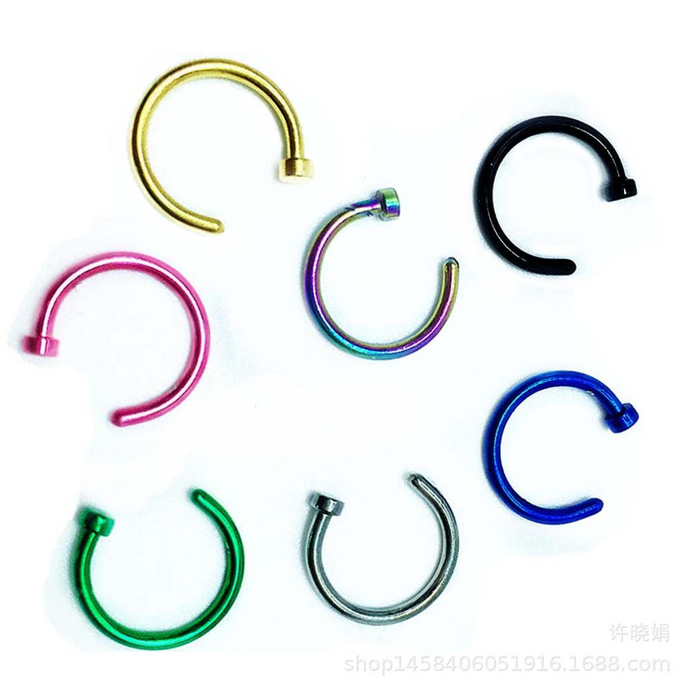 10 ชิ้น ต่างหูสแตนเลสบางสำหรับ - Body Jewelry And Earrings บทวิจารณ์และราคา