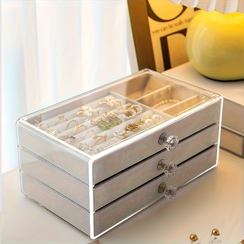 กล่องใส่เครื่องประดับอะคริลิกใ - Body Jewelry Organizer บทวิจารณ์และราคา