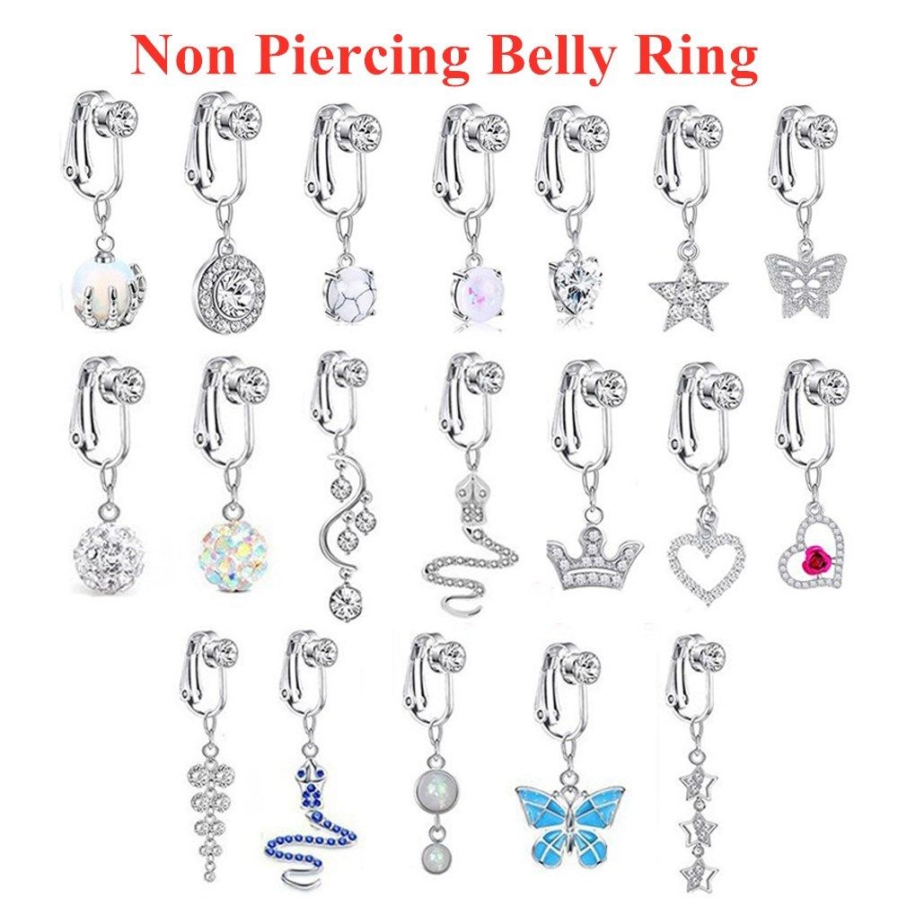เครื่องประดับชายหาด ต่างหูหนีบ - Body Jewelry And Earrings บทวิจารณ์และราคา