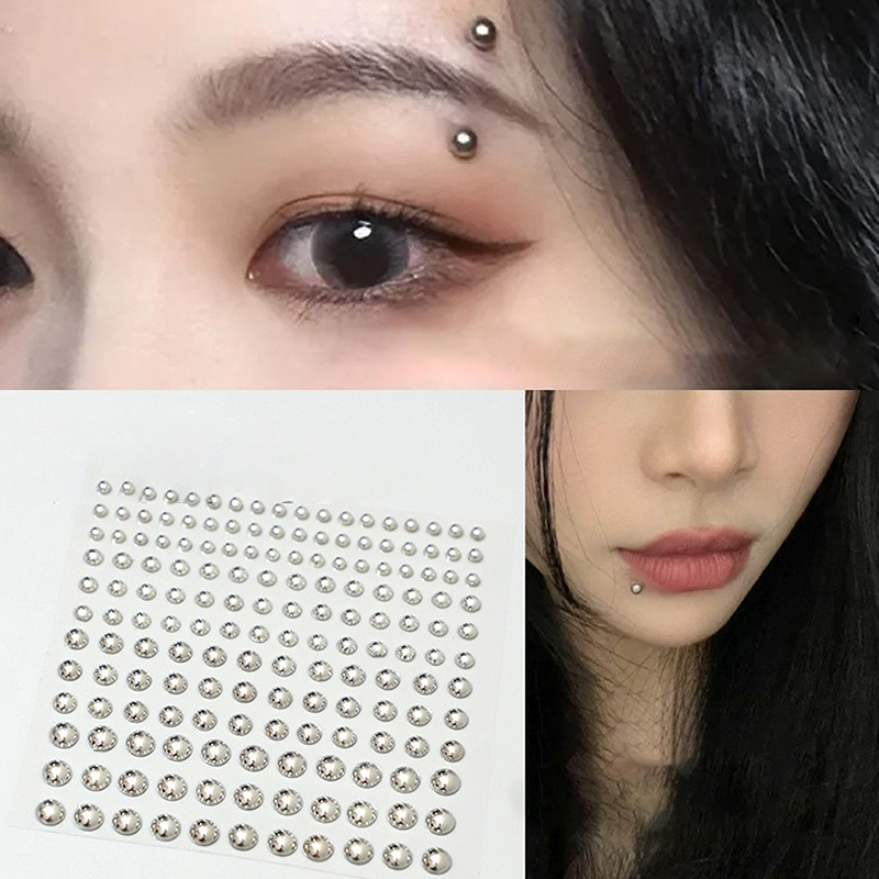 สติกเกอร์เพชรติดจมูกปลอม แบบติ - Body Jewelry Nose Studs บทวิจารณ์และราคา