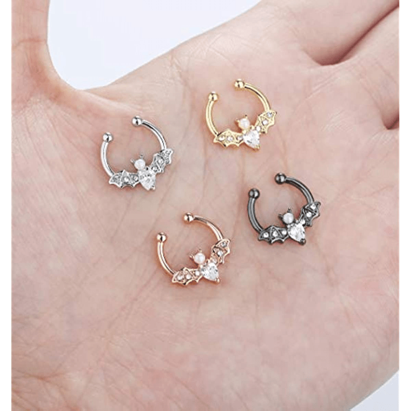 EVISPOL น่ารักฮาโลวีนค้างคาว F - Body Jewelry Nose Studs บทวิจารณ์และราคา