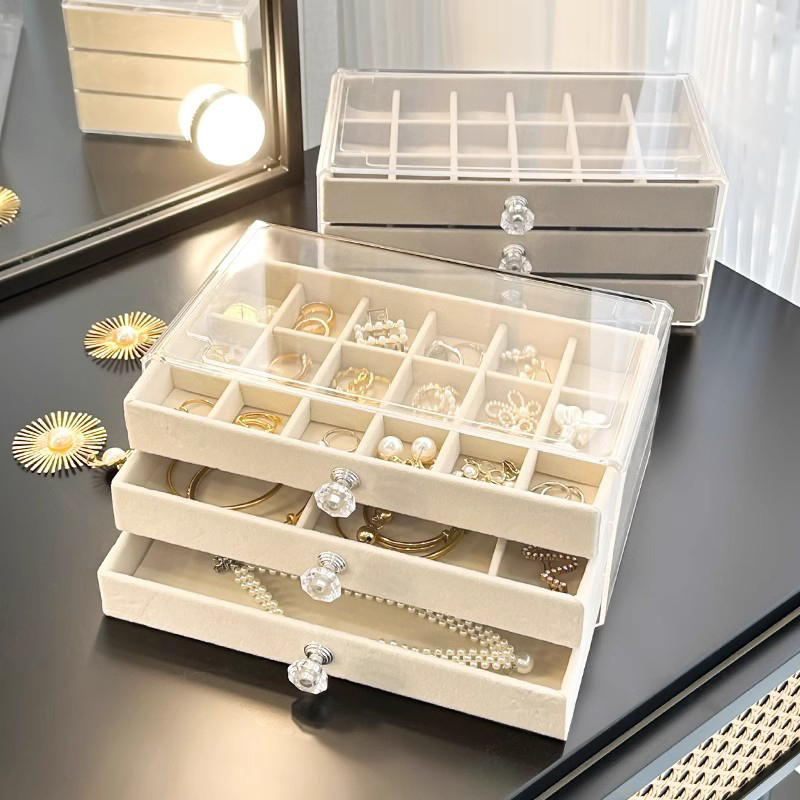 กล่องเก็บเครื่องประดับกำมะหยี่ - Body Jewelry Organizer บทวิจารณ์และราคา