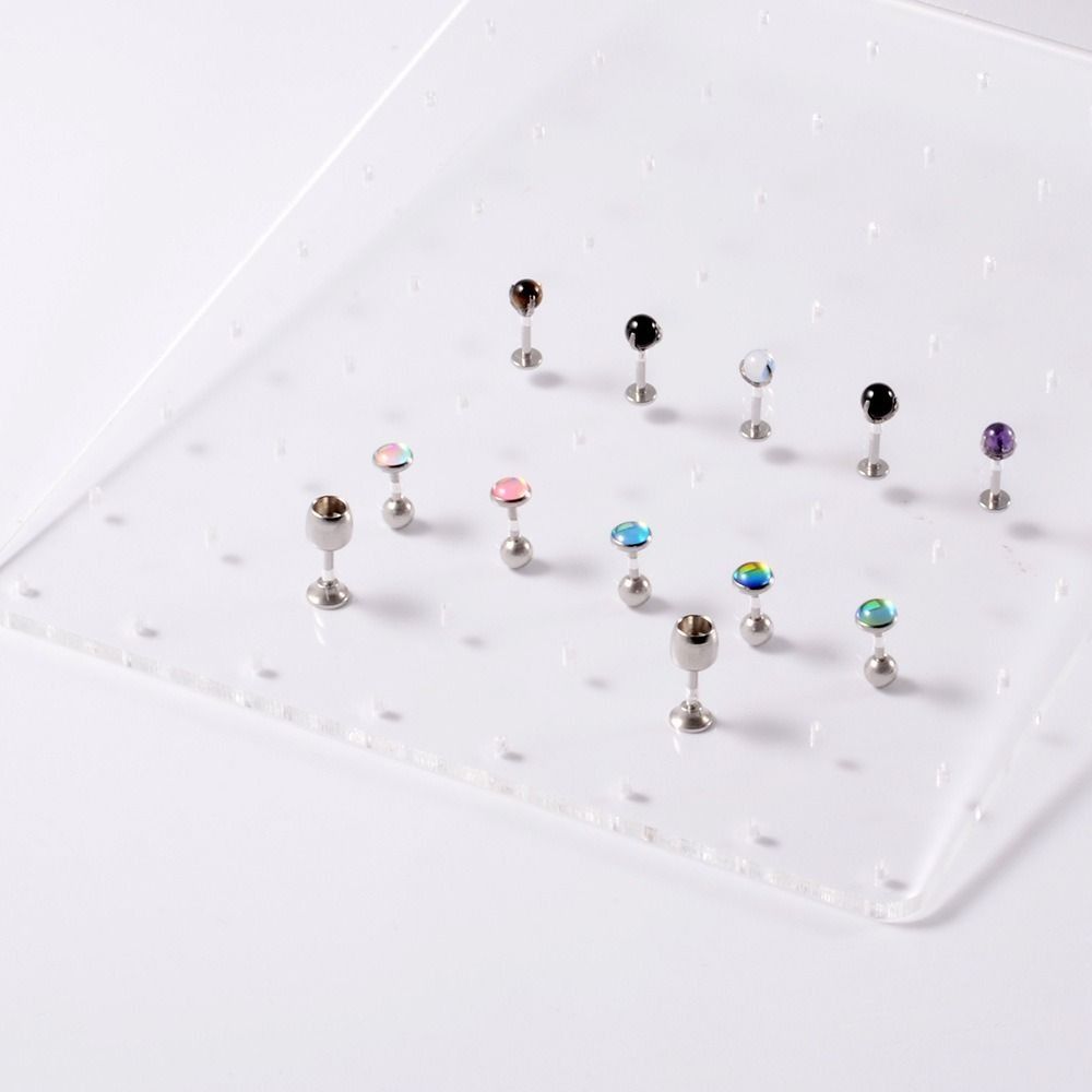 ชั้นวางเครื่องประดับอะคริลิยืน - Body Jewelry Organizer บทวิจารณ์และราคา