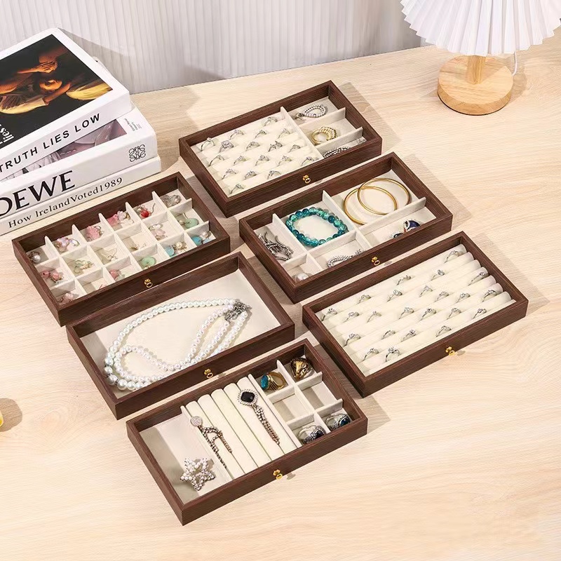 กล่องใส่เครื่องประดับไม้หลายชั - Body Jewelry Organizer บทวิจารณ์และราคา